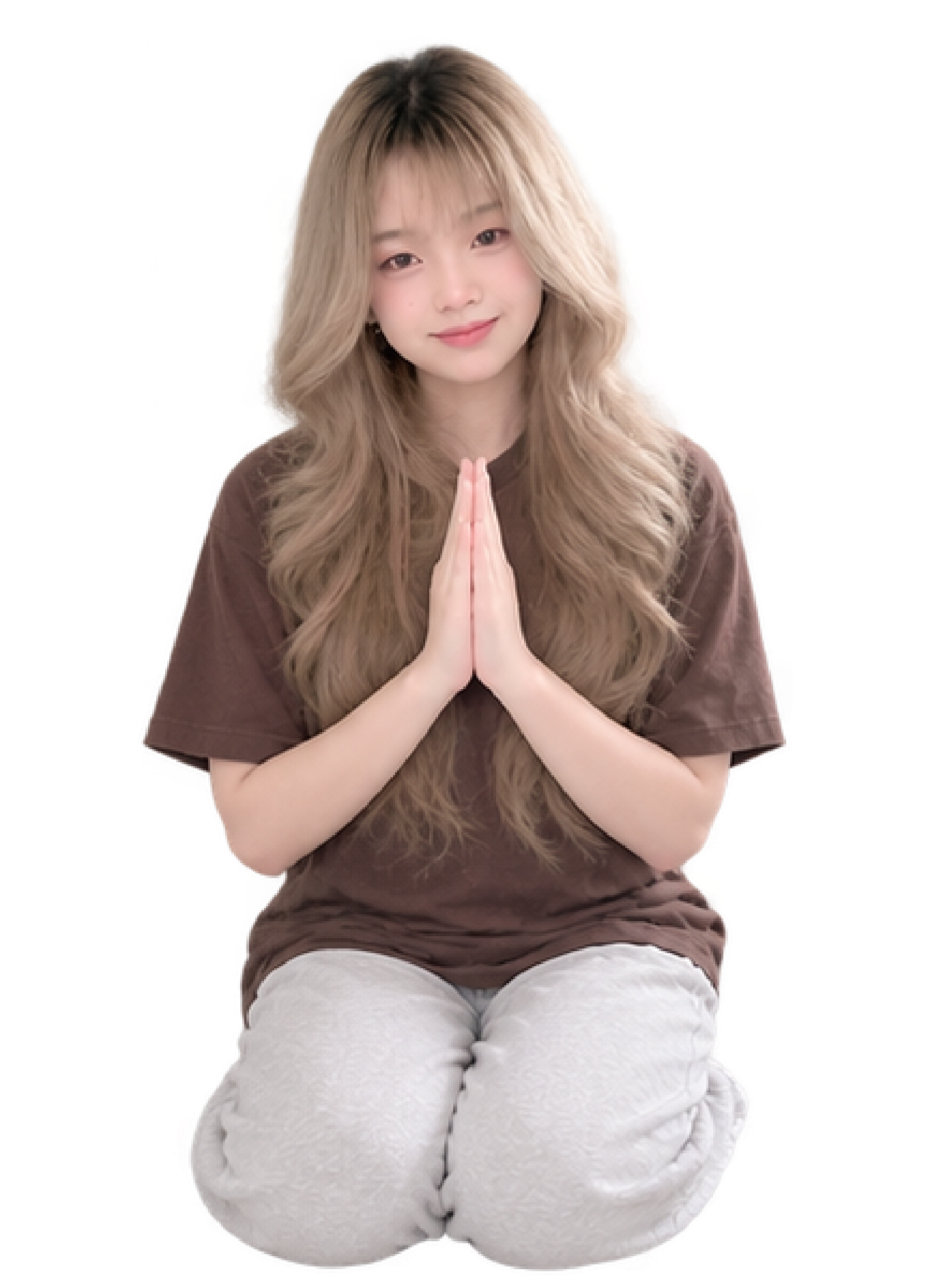 หนูไหว้และกราบแม่